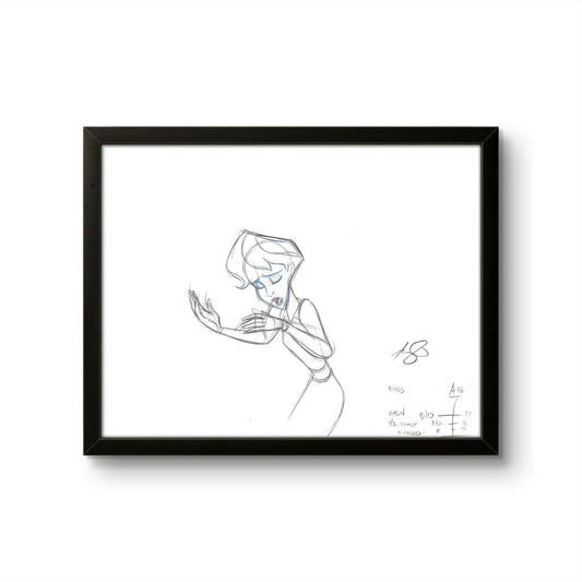 101 Dalmatians: The Series Original Production Drawing, 1997: Anita Radcliffe Signed by Romy Garcia