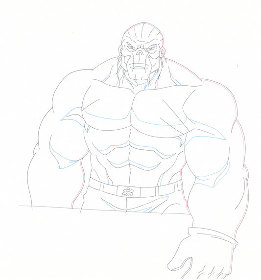 Hulk and the Agents of S.M.A.S.H. Original Production Drawing: The Thing