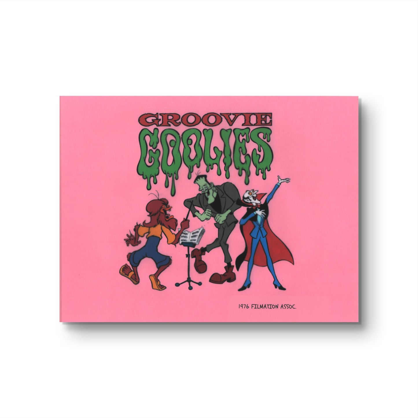 Groovy Goolies 1976 Publicity Cel: Wolfman, Frankie, and Drac
